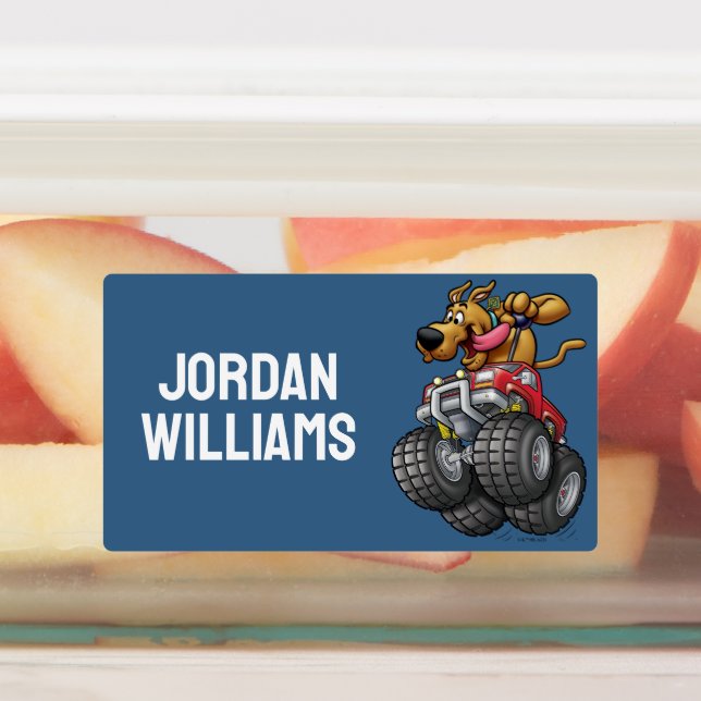 Étiquettes Camion monstre Scooby-Doo (Apposé)