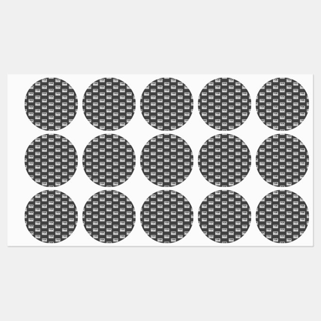 Étiquettes Carrelage de votre logo de conception d'image ou d (Feuille)