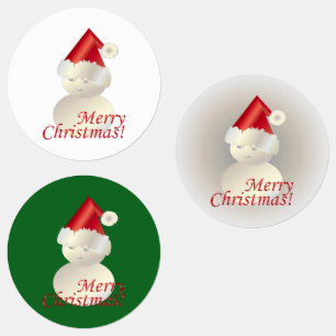 Étiquettes Christmas Snowman