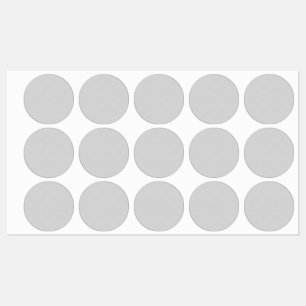 Étiquettes circulaires personnalisées avec logo wa