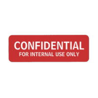 ÉTIQUETTES CONFIDENTIELS