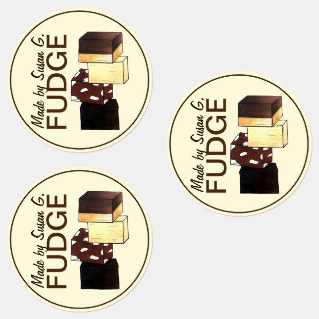 Étiquettes confiserie Fabriquée maison Fabriquée à partir de (Groupe)