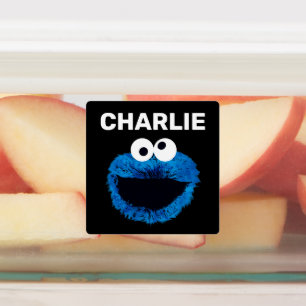 Étiquettes Cookie Monster   Tendance de l'aquarelle   Ajouter