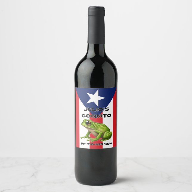 Étiquettes COQUITO PERSONNALISABLES (Devant)
