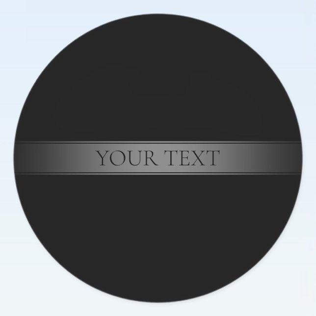 Étiquettes Couleur modifiable de bande de dégradé simple et é (Créateur téléchargé)