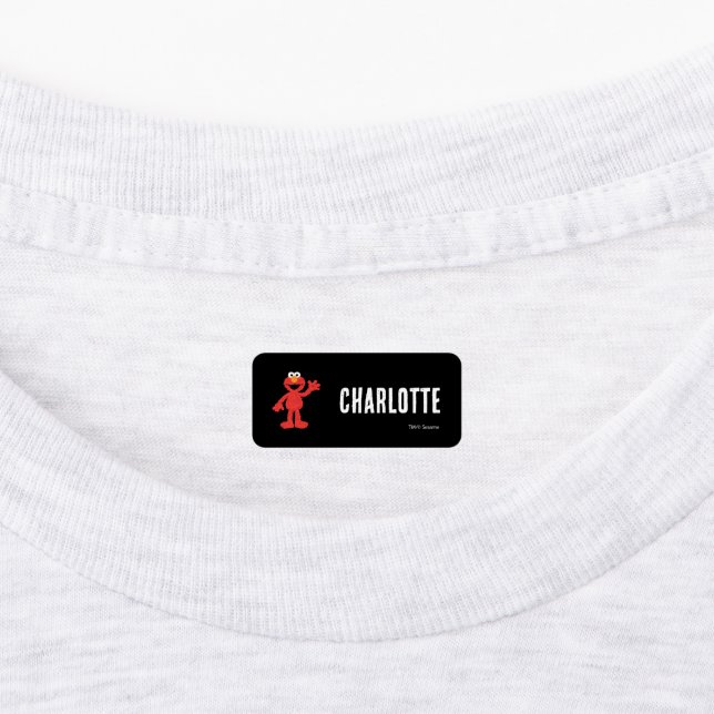 Étiquettes Coutume Sésame Street Elmo Dessin Vêtements (Apposé)