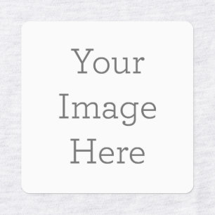 Étiquettes Create Your Own Medium Square Iron On Label