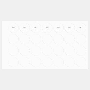 Étiquettes Créez votre propre blanc