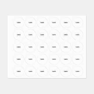 Étiquettes Créez Votre Propre Promotion de Marque Simple