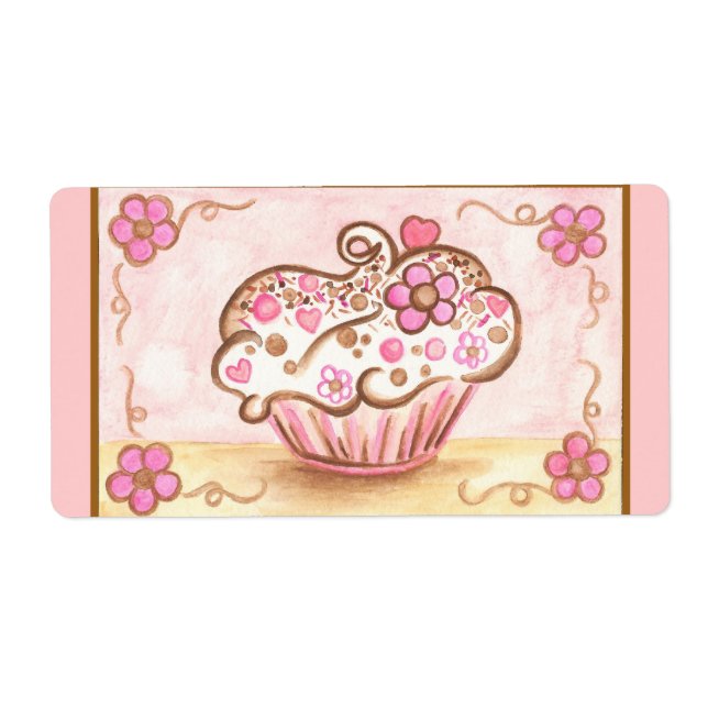 Étiquettes Cupcake (Devant)