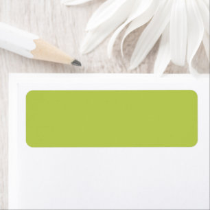 Étiquettes d'adresse chartreuse tendres tendance