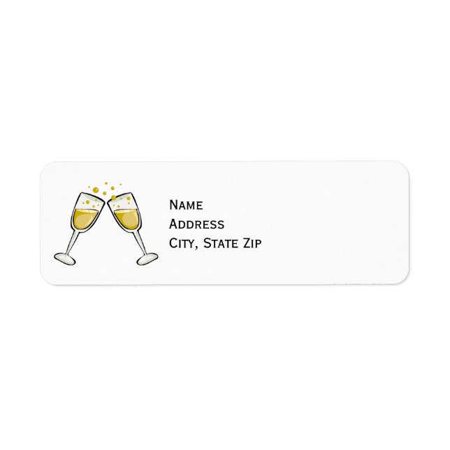 Étiquettes d'adresse de retour (Devant)