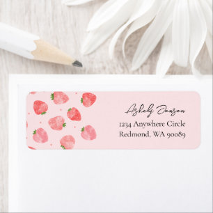 Étiquettes d'adresse de retour Berry