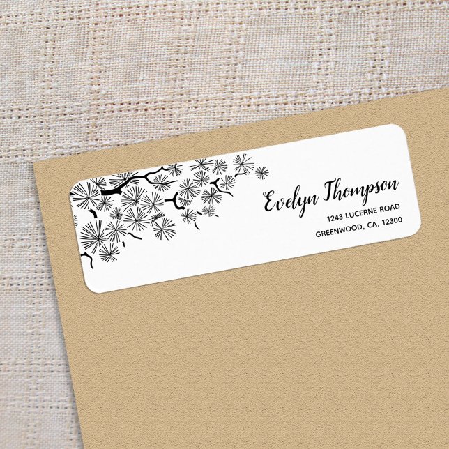 Étiquettes d'adresse de retour de la branche de pi (Créateur téléchargé)