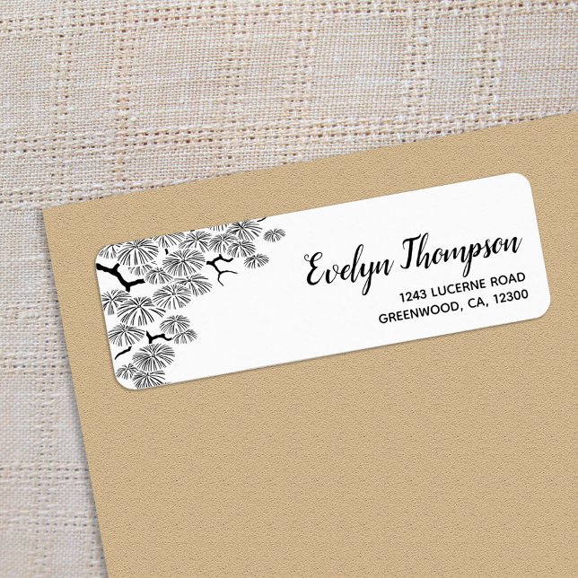 Étiquettes d'adresse de retour de la branche de pi (Créateur téléchargé)