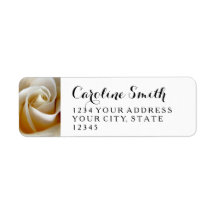 Étiquettes d'adresse de retour du Mariage floral