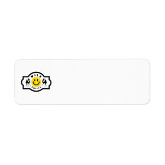 Étiquettes d'adresse de retour du sourire du Nil