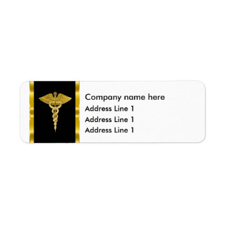 Étiquettes d'adresse de retour en bloc de bureau M