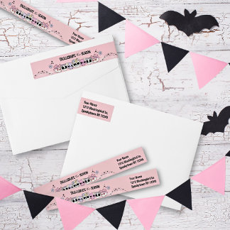 Étiquettes d'adresse de retour enveloppantes