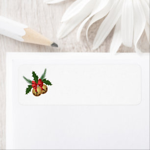 Étiquettes d'adresse de retour Holiday Holly