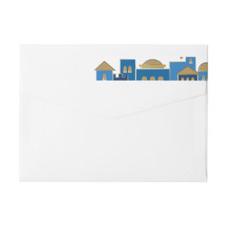 Étiquettes d'adresse de retour Jérusalem