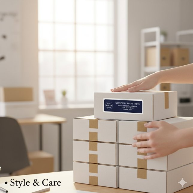 Étiquettes d'adresse de retour personnalisées - Aj (Personalized Return Address Labels - Add Your Text)