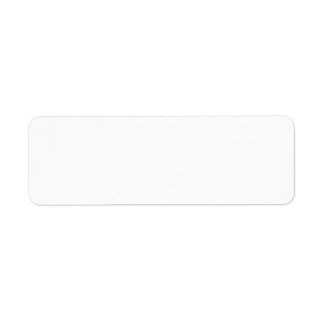 Étiquettes d'adresse de retour personnalisées DIY