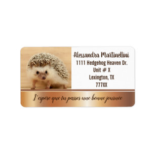 Étiquettes d'adresse de retour pour le Jour Mervei