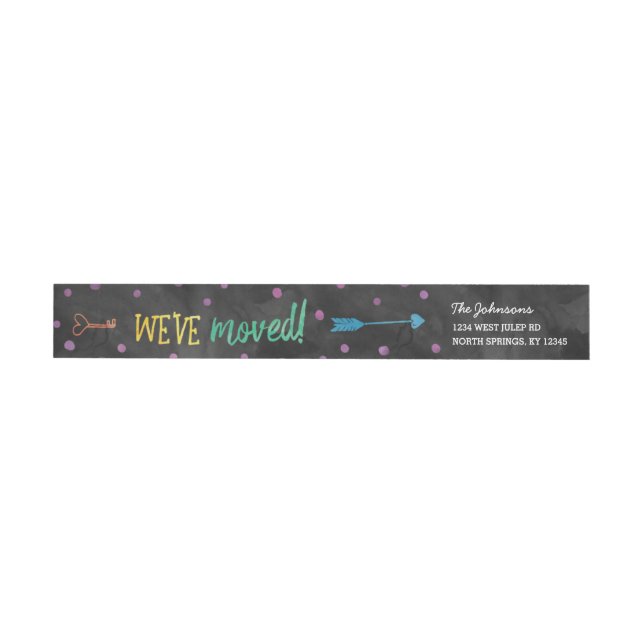 Étiquettes d'adresse de retour Rainbow Moving Fair (Individuel)