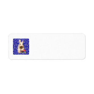 Étiquettes d'adresse de retour SCOTTIE Wheaten