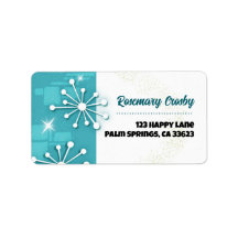 Étiquettes d'adresse de retour Sputnik de style Mi