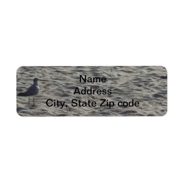 Étiquettes d'adresse Mouette (Devant)