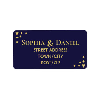 Étiquettes d'adresse RSVP pour mariage minimaliste