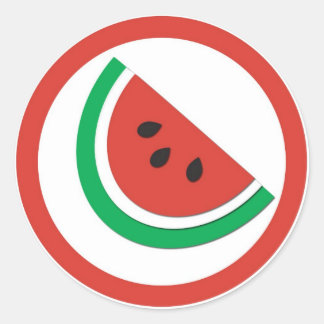 Étiquettes d'autocollant de cercle de saveur de