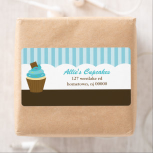 Étiquettes de adresse Cupcake