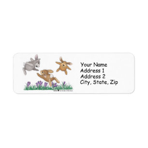 Étiquettes de adresse de HappyHoppers®