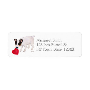 Étiquettes de adresse de Jack Russell Terrier