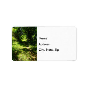 Étiquettes de adresse de la voie de campagne pacif