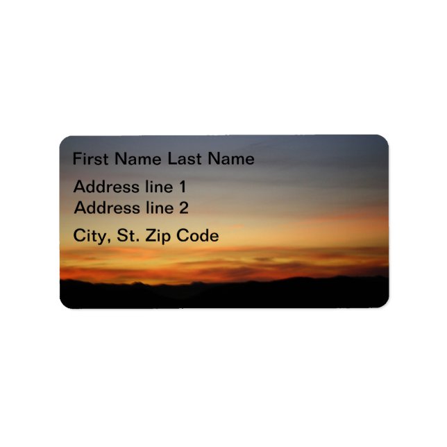 Étiquettes de adresse de l'Arizona (Devant)