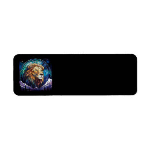 Étiquettes de adresse de lions