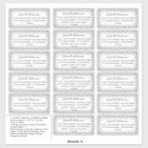 Étiquettes de adresse de messagerie  moderne Parti