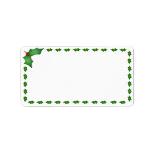 Étiquettes de adresse de Noël