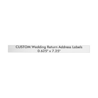 Étiquettes de adresse de retour fait sur commande