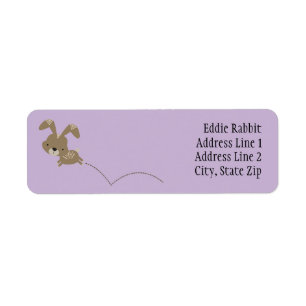 Étiquettes de adresse de retour fait sur commande