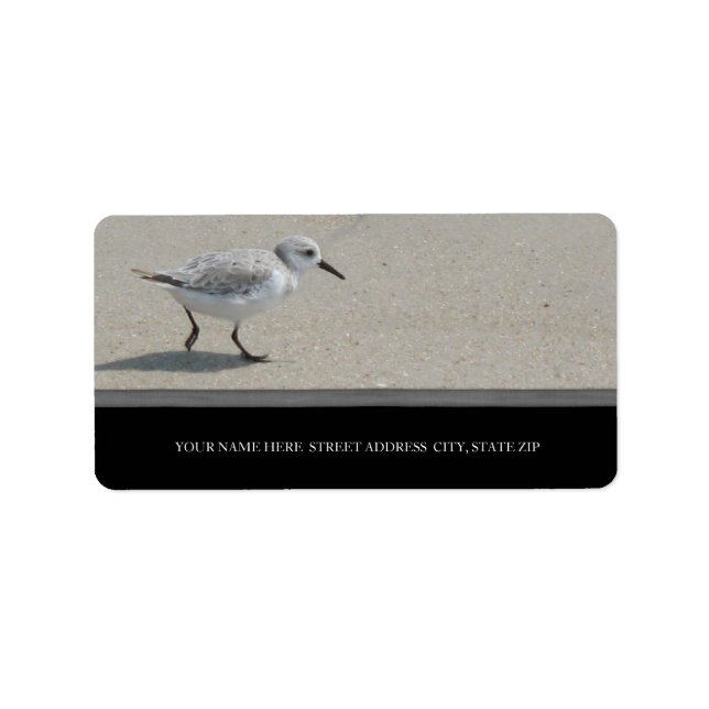 Étiquettes de adresse de tuyère de sable (Devant)