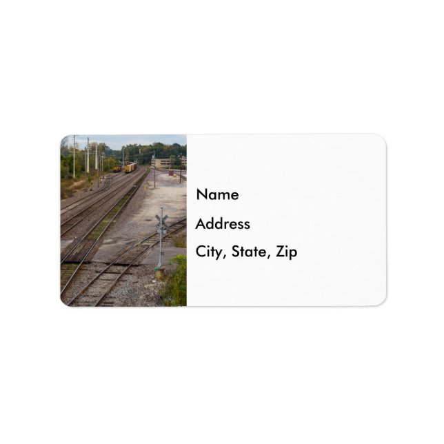 Étiquettes de adresse des chemins de fer de Jeff C (Devant)