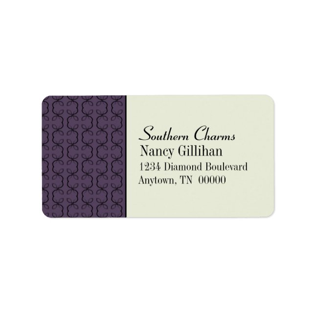 Étiquettes de adresse des lignes de pays (Devant)