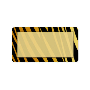 Étiquettes de adresse d'impression Tiger