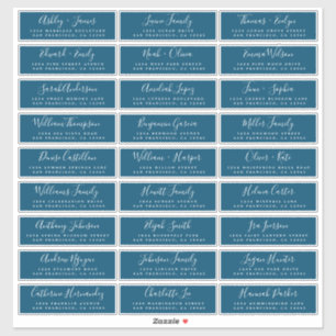 Étiquettes de adresse d'invités Mariages personnal