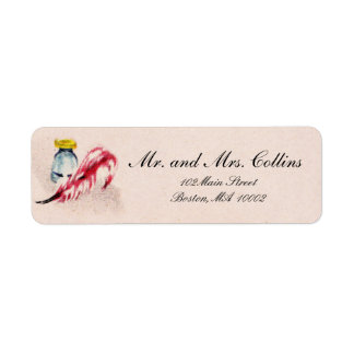 Étiquettes de adresse Encre et Quill